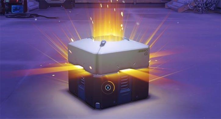 depiction of a loot box 