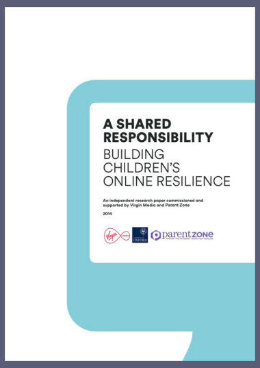 Parent Zone Building Children's Online Resilience report