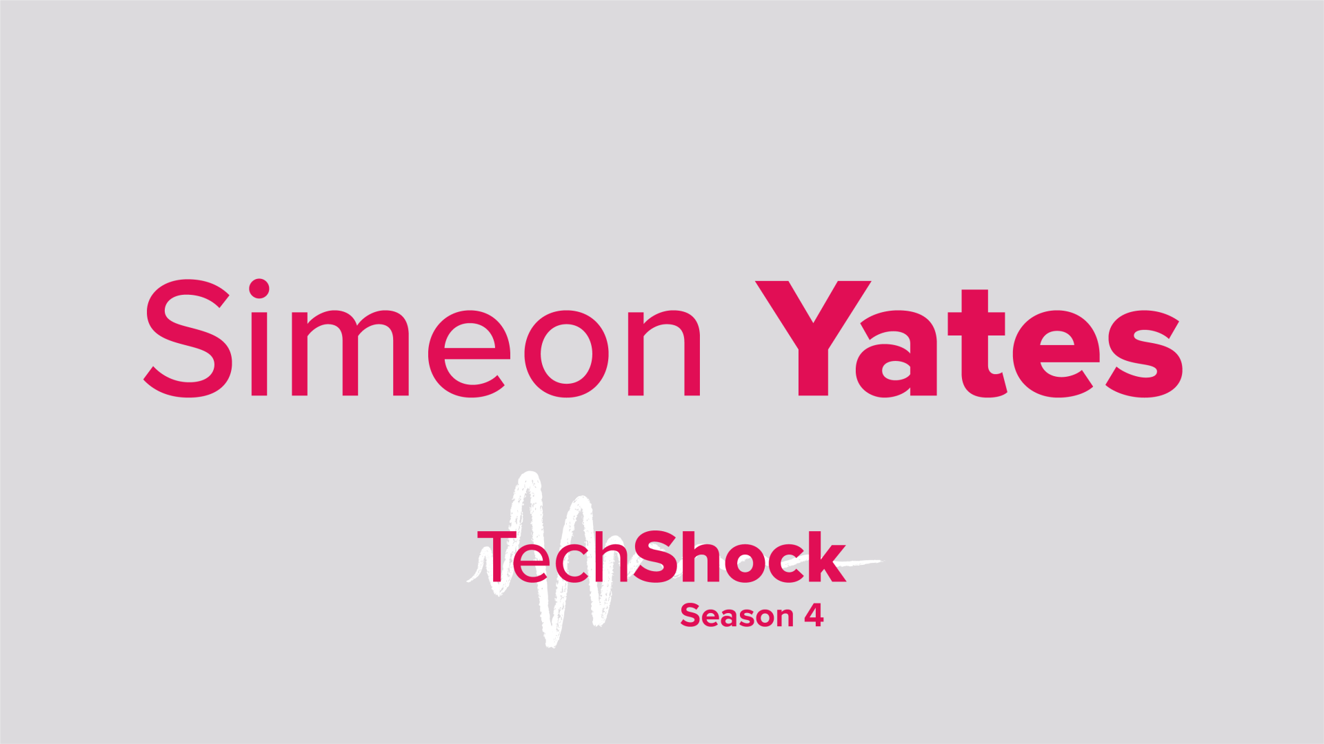 The Tech Shock Podcast - Simeon Yates 